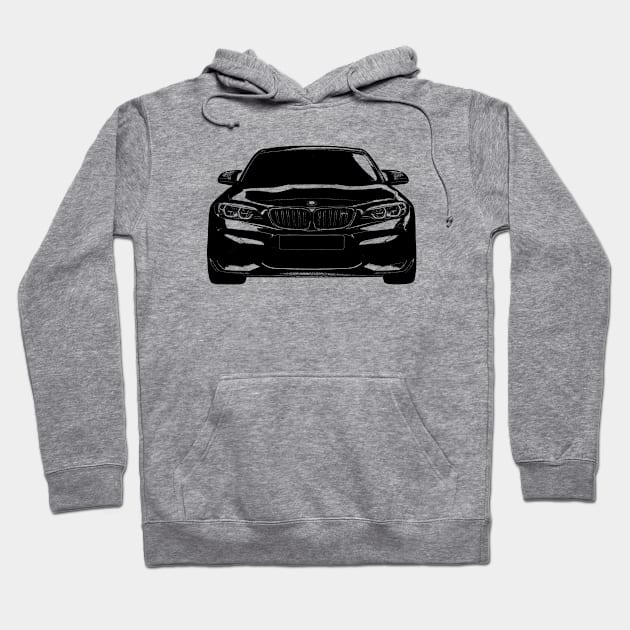 BMW M2 Sketch Art Hoodie by KAM Std